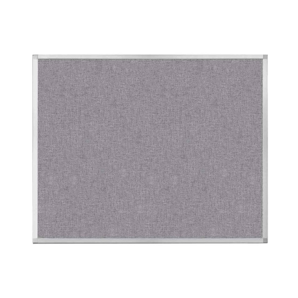 Hush Panel Configurable Cubicle Partition 5' x 4' Cloud Gray Fabric
